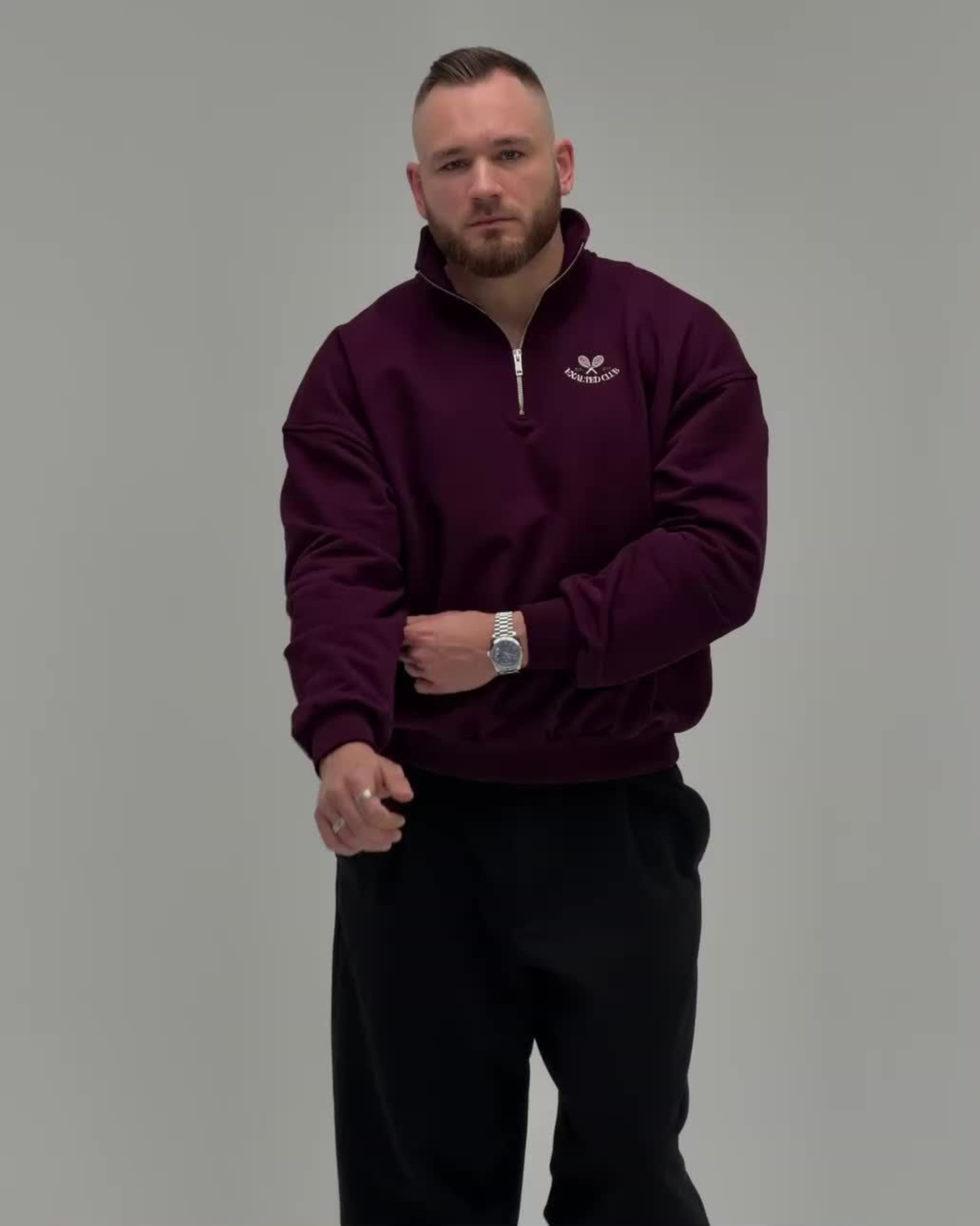 Exalted Club Half Zip Hoodie