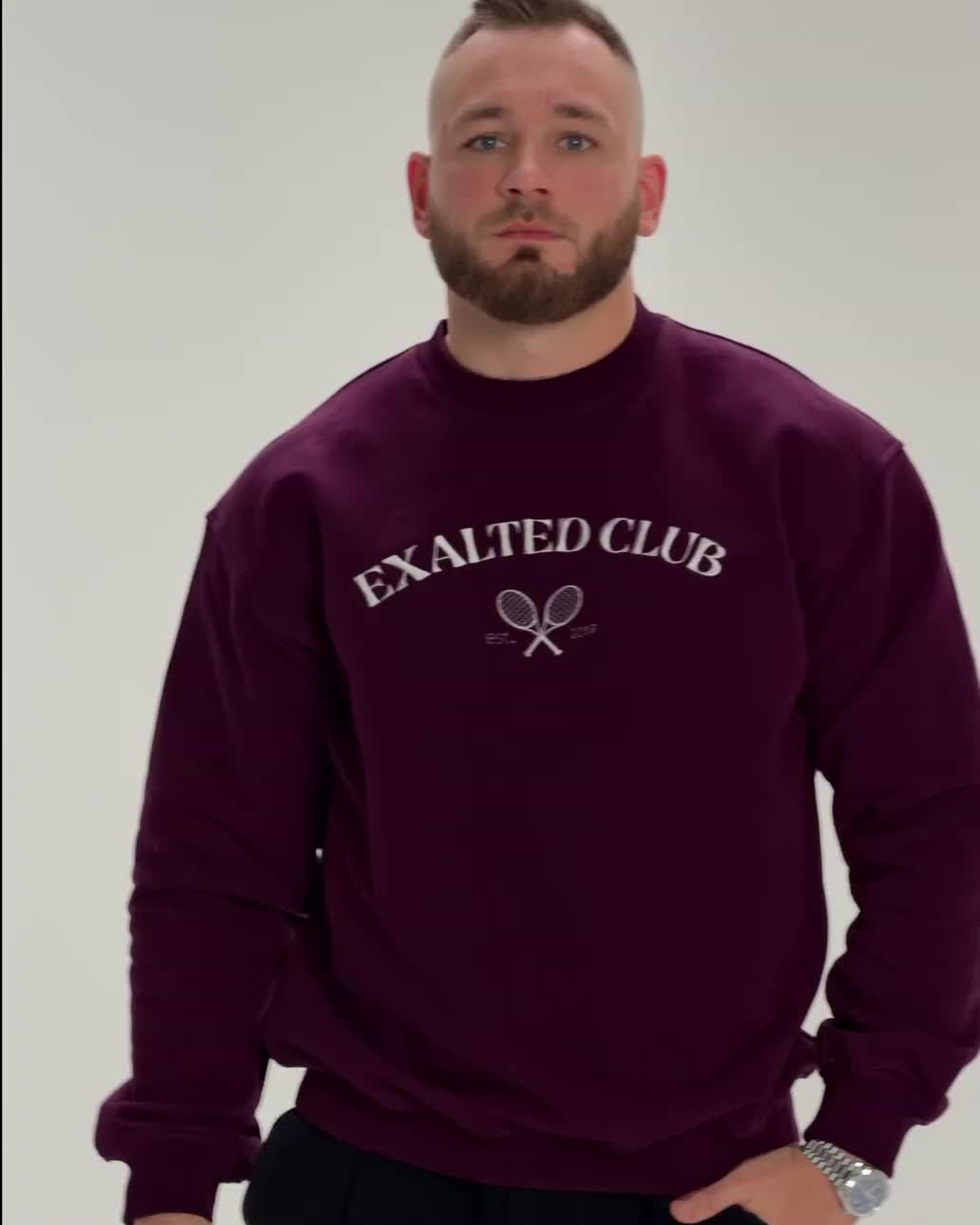 Exalted Club Crewneck Hoodie