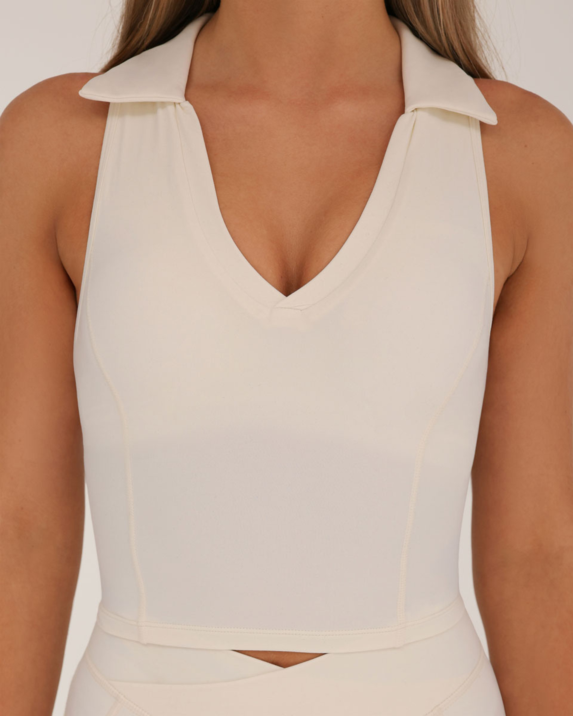 Sun Glow V Neck Top
