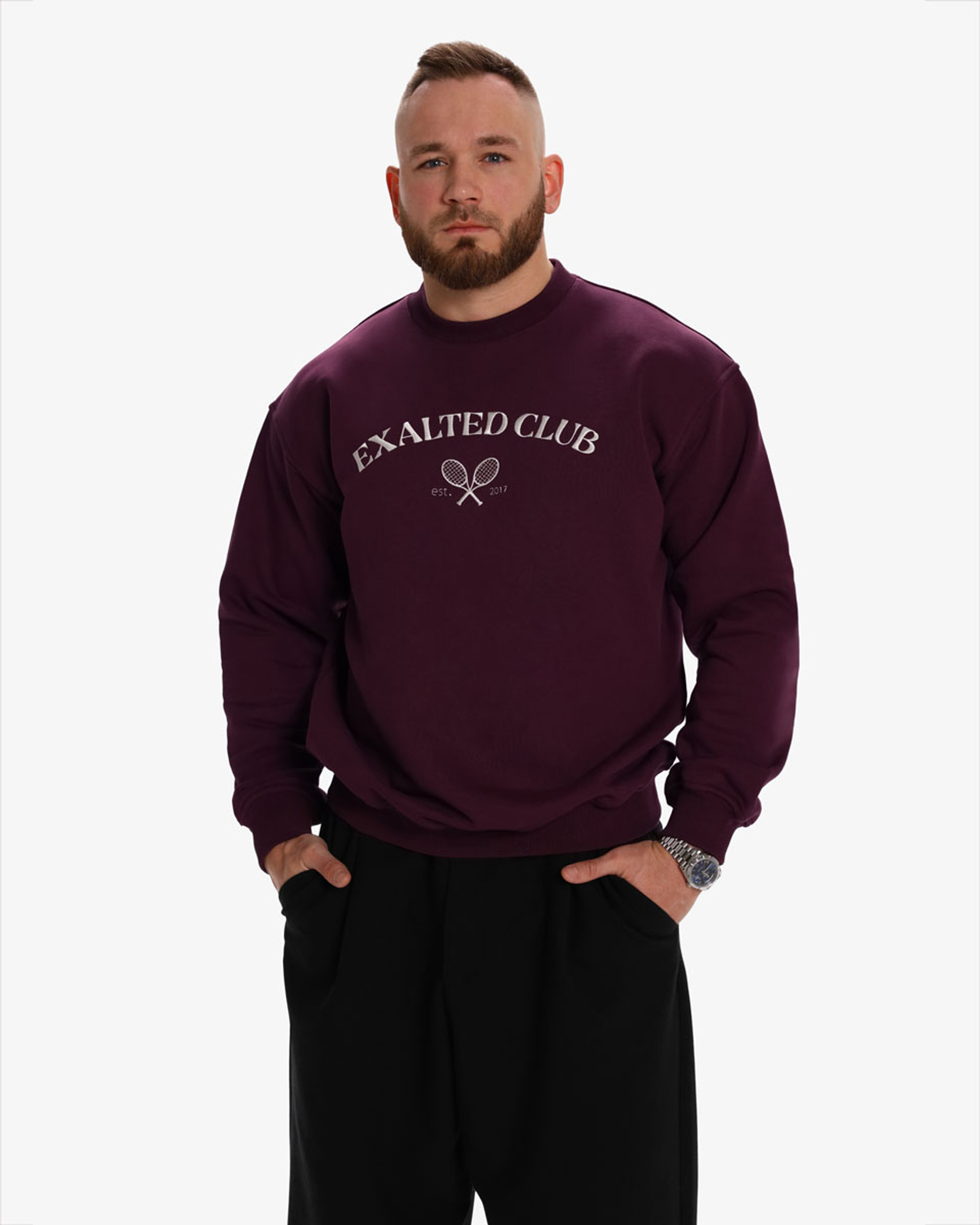 Exalted Club Crewneck Hoodie