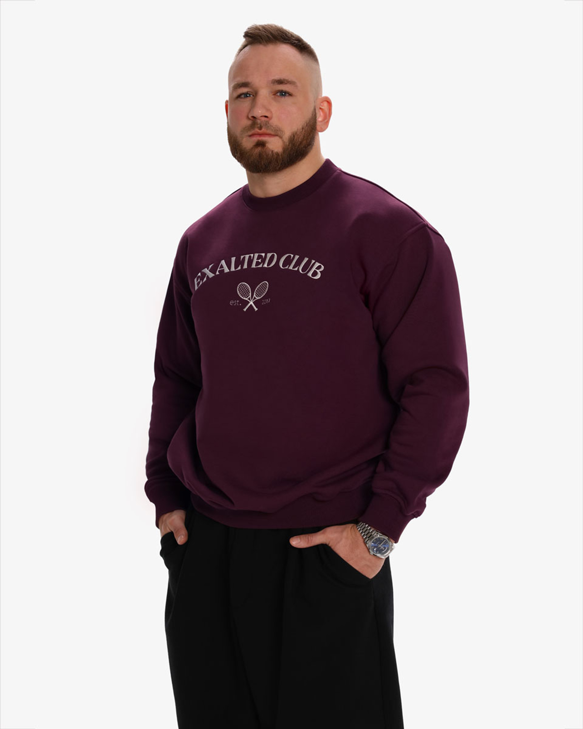 Exalted Club Crewneck Hoodie
