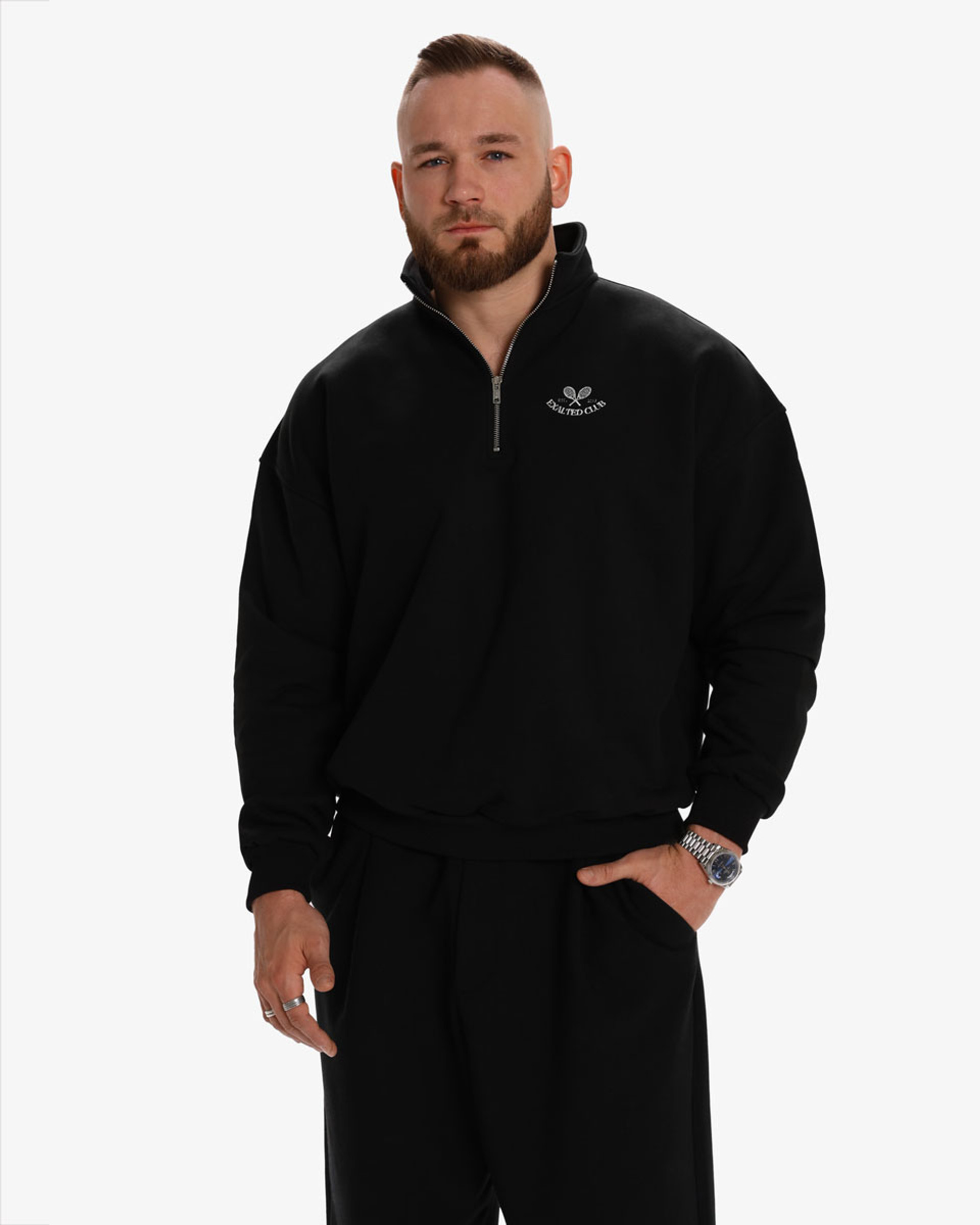 Exalted Club Half Zip Hoodie