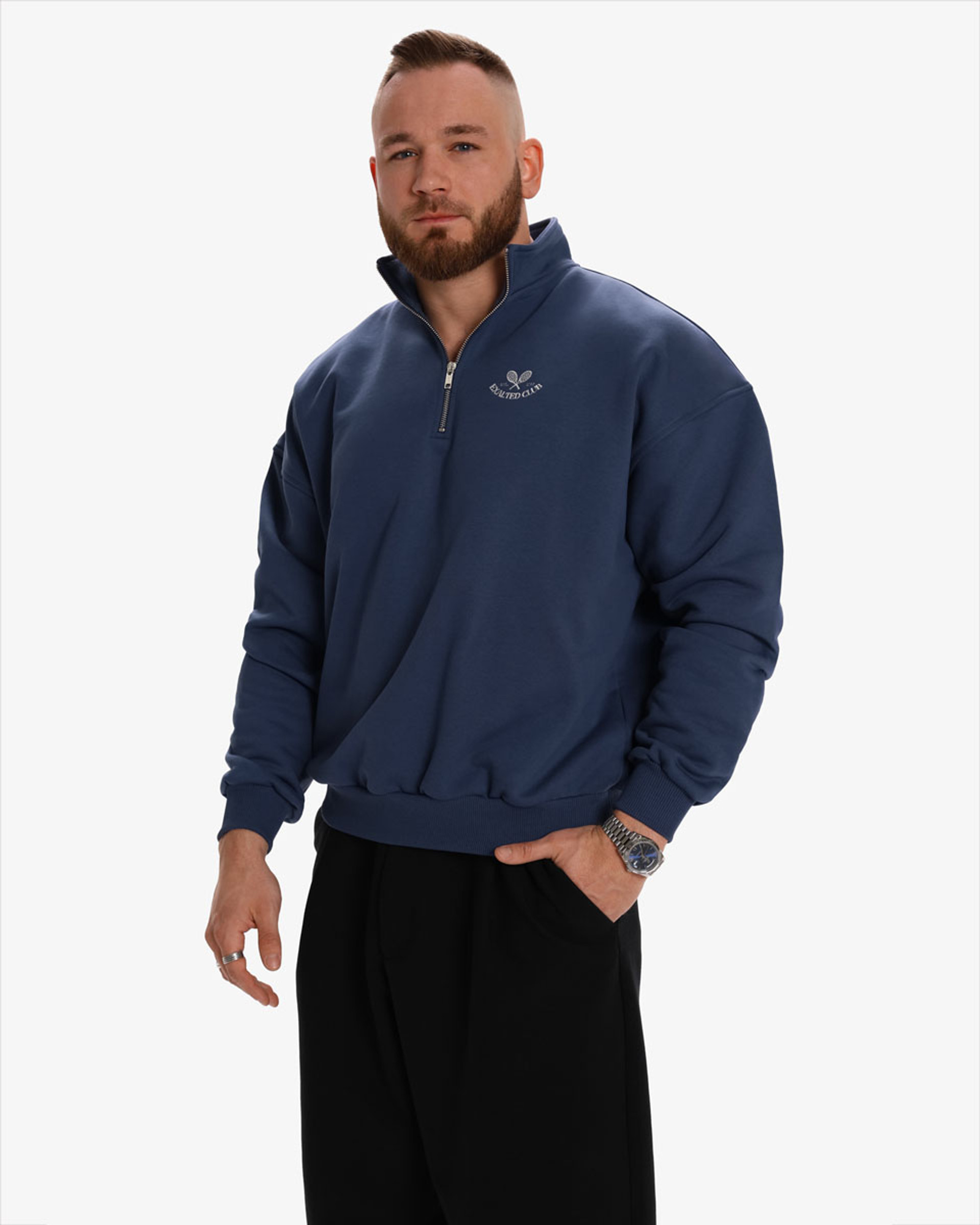 Exalted Club Half Zip Hoodie