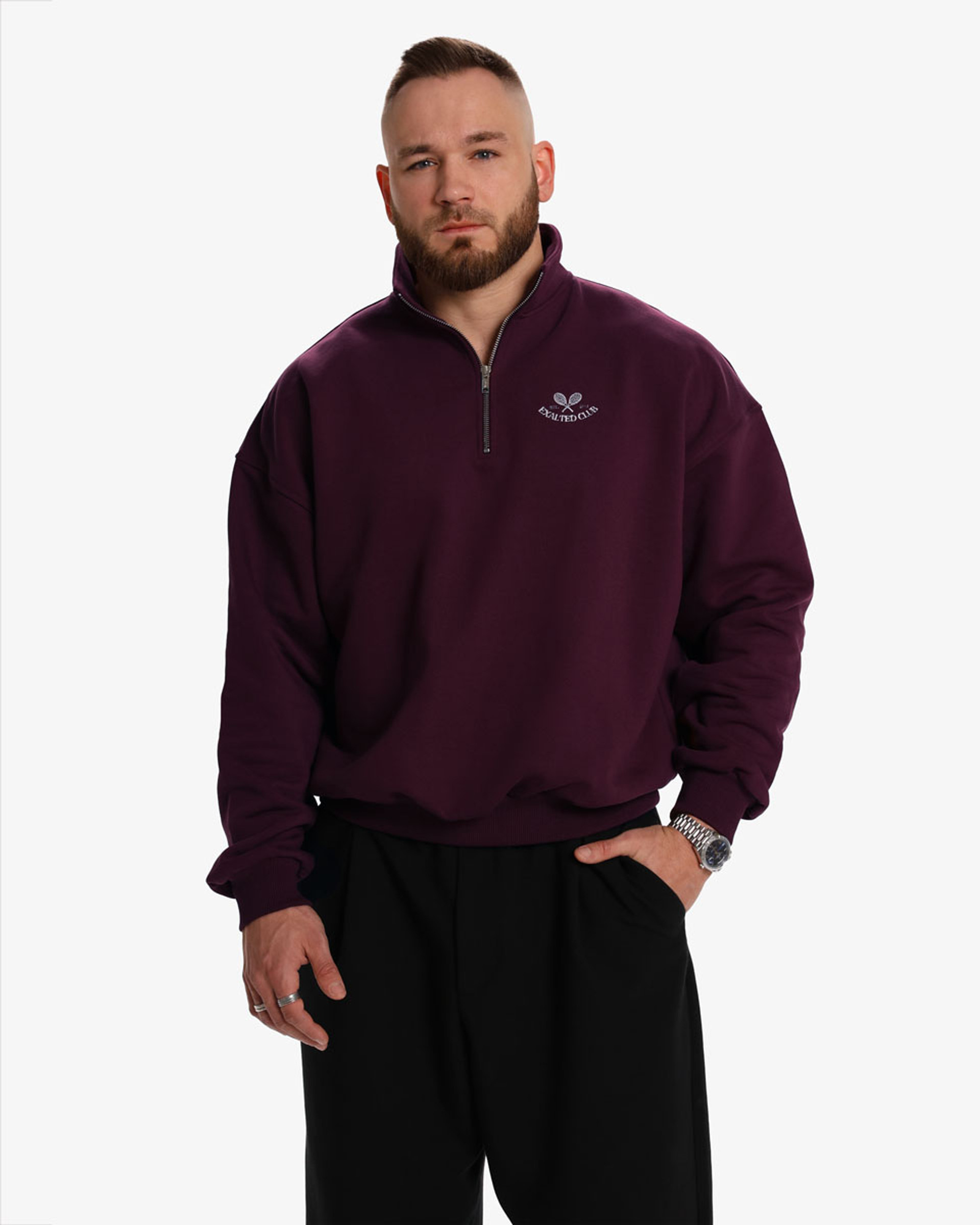 Exalted Club Half Zip Hoodie