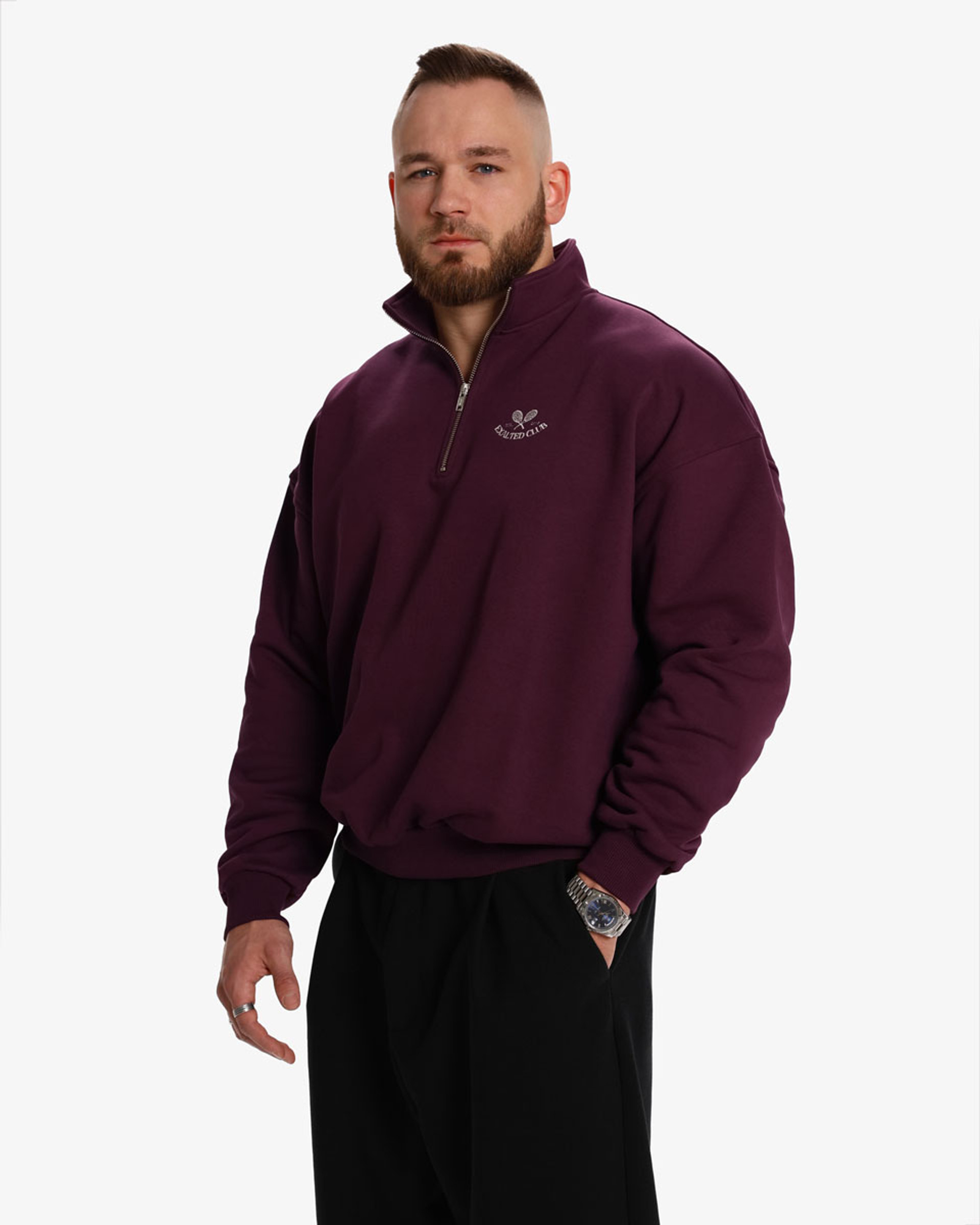Exalted Club Half Zip Hoodie