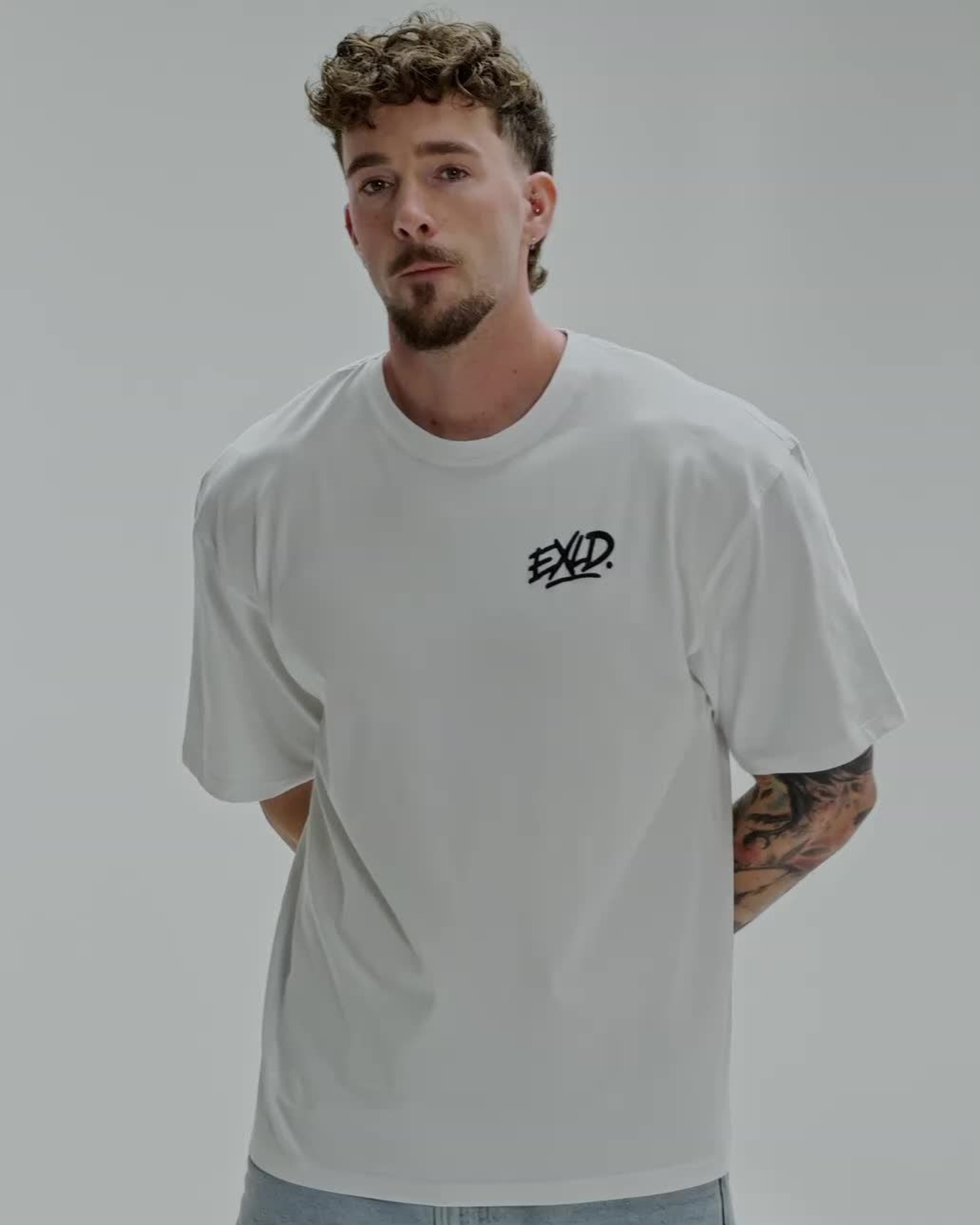 EXLD Oversized Printed T-shirt