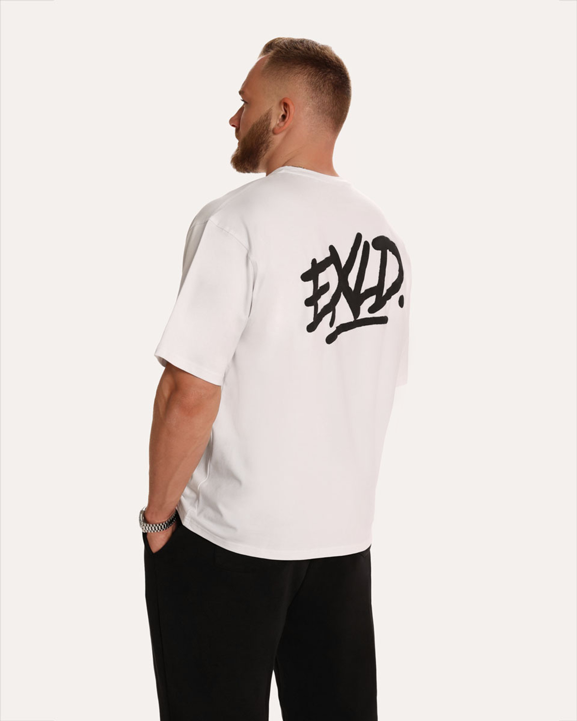 EXLD Oversized Printed T-shirt