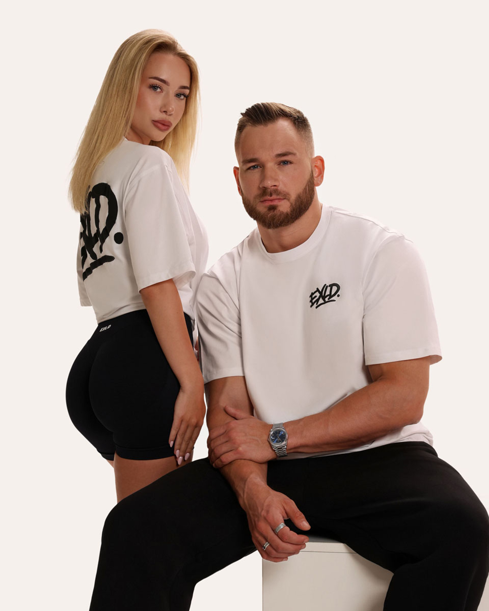 EXLD Oversized Printed T-shirt