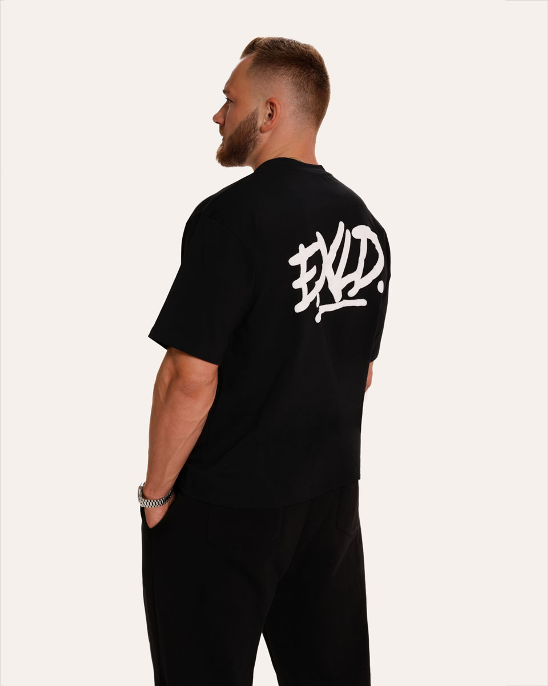 EXLD Oversized Printed T-shirt