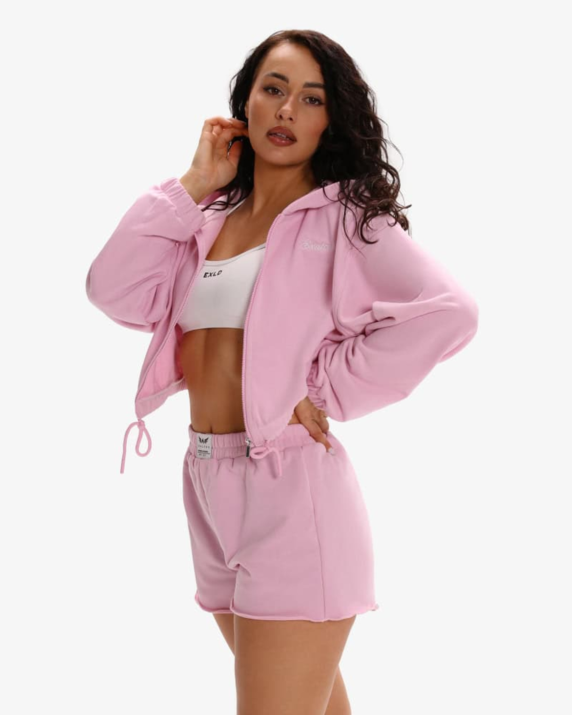 California Light Crop Hoodie