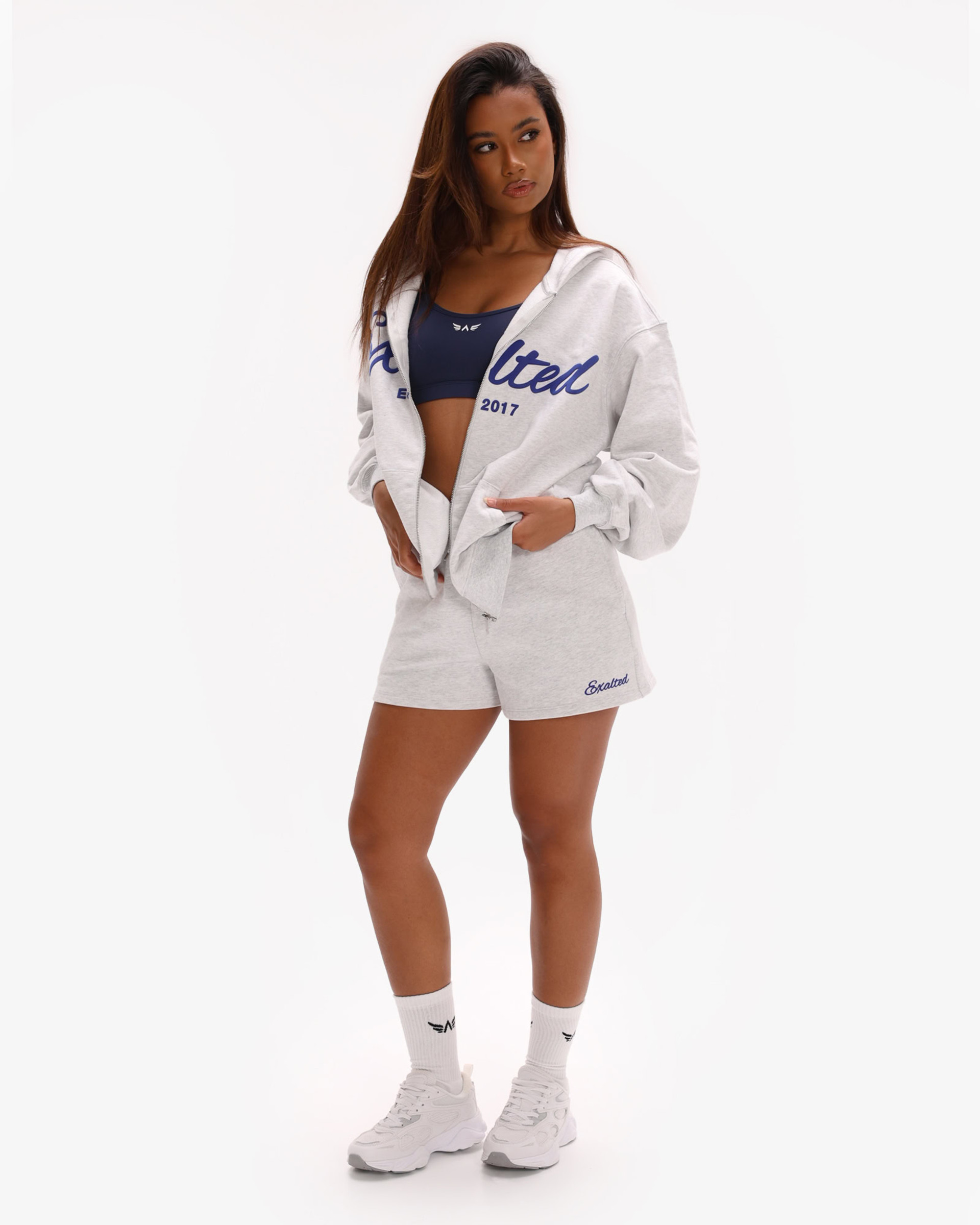 Off-Duty Zip Oversized Hoodie