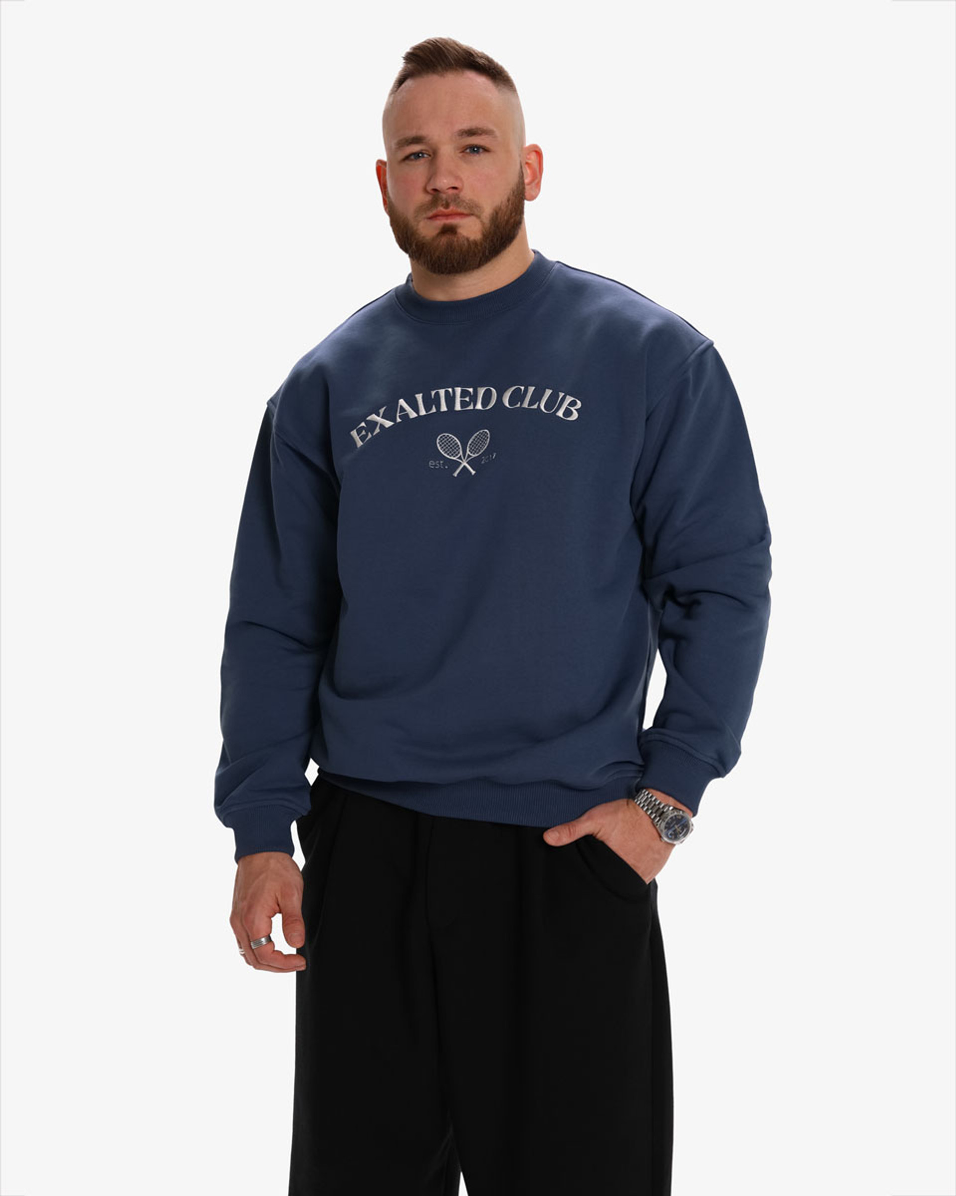 Exalted Club Crewneck Hoodie