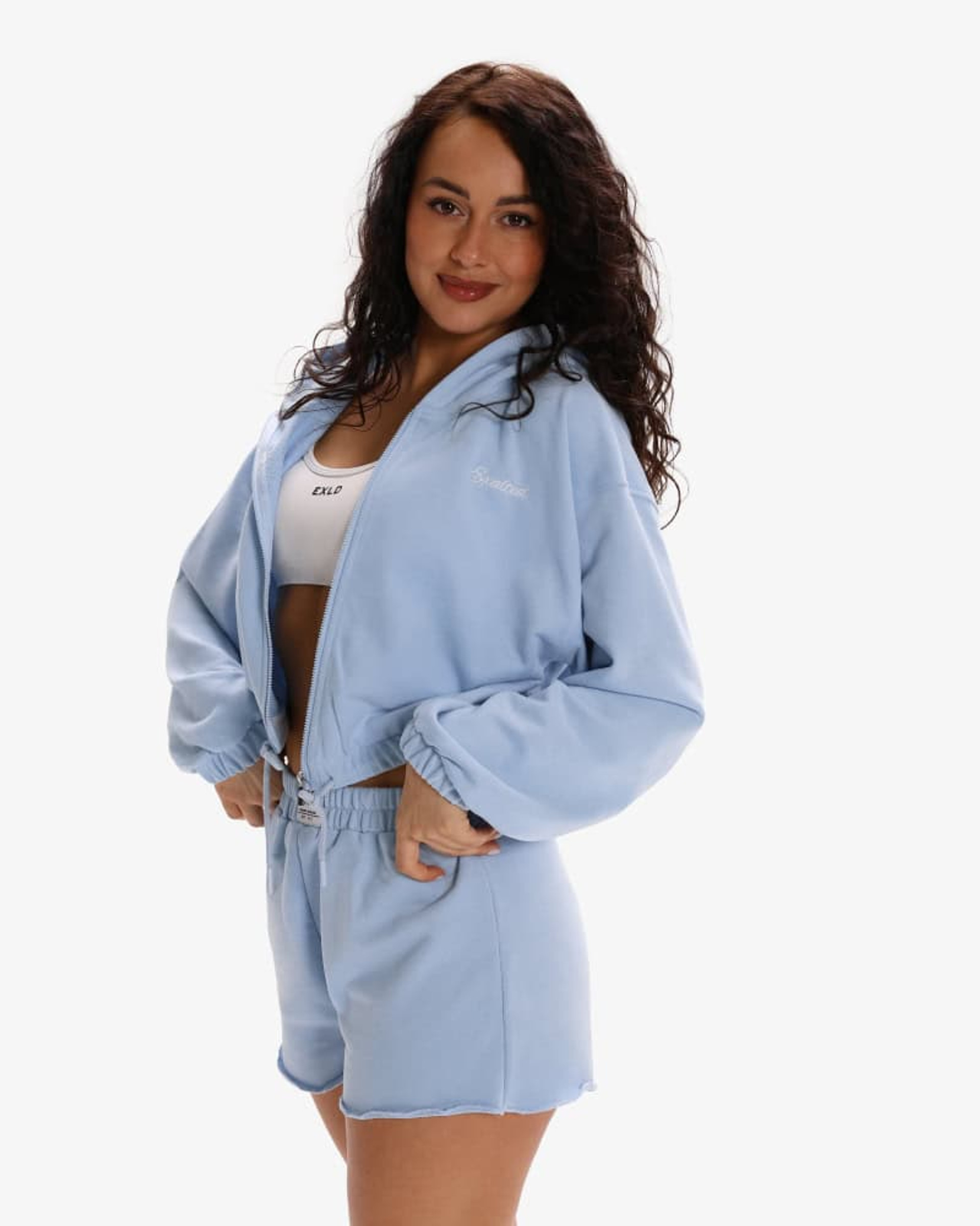 California Light Crop Hoodie