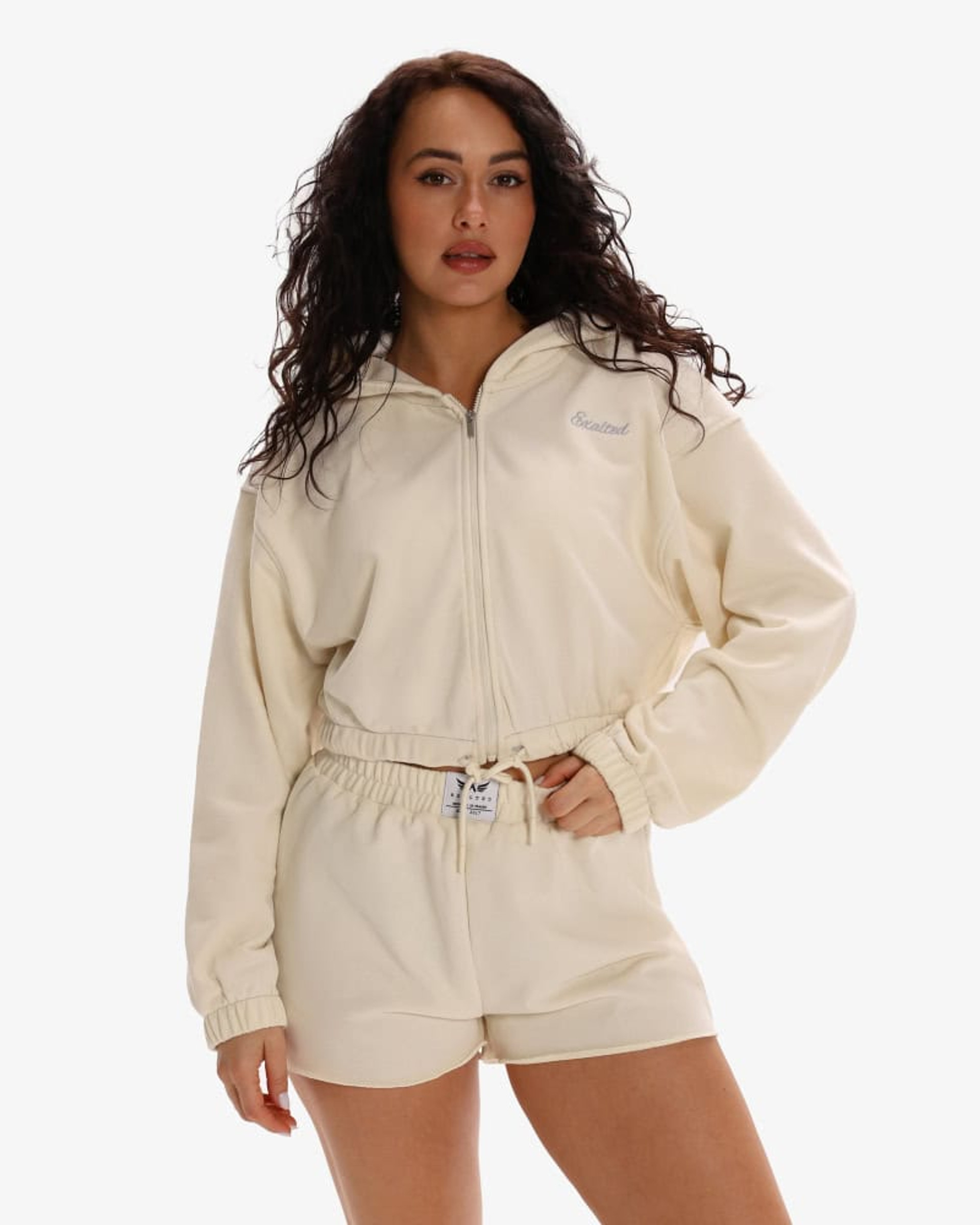 California Light Crop Hoodie