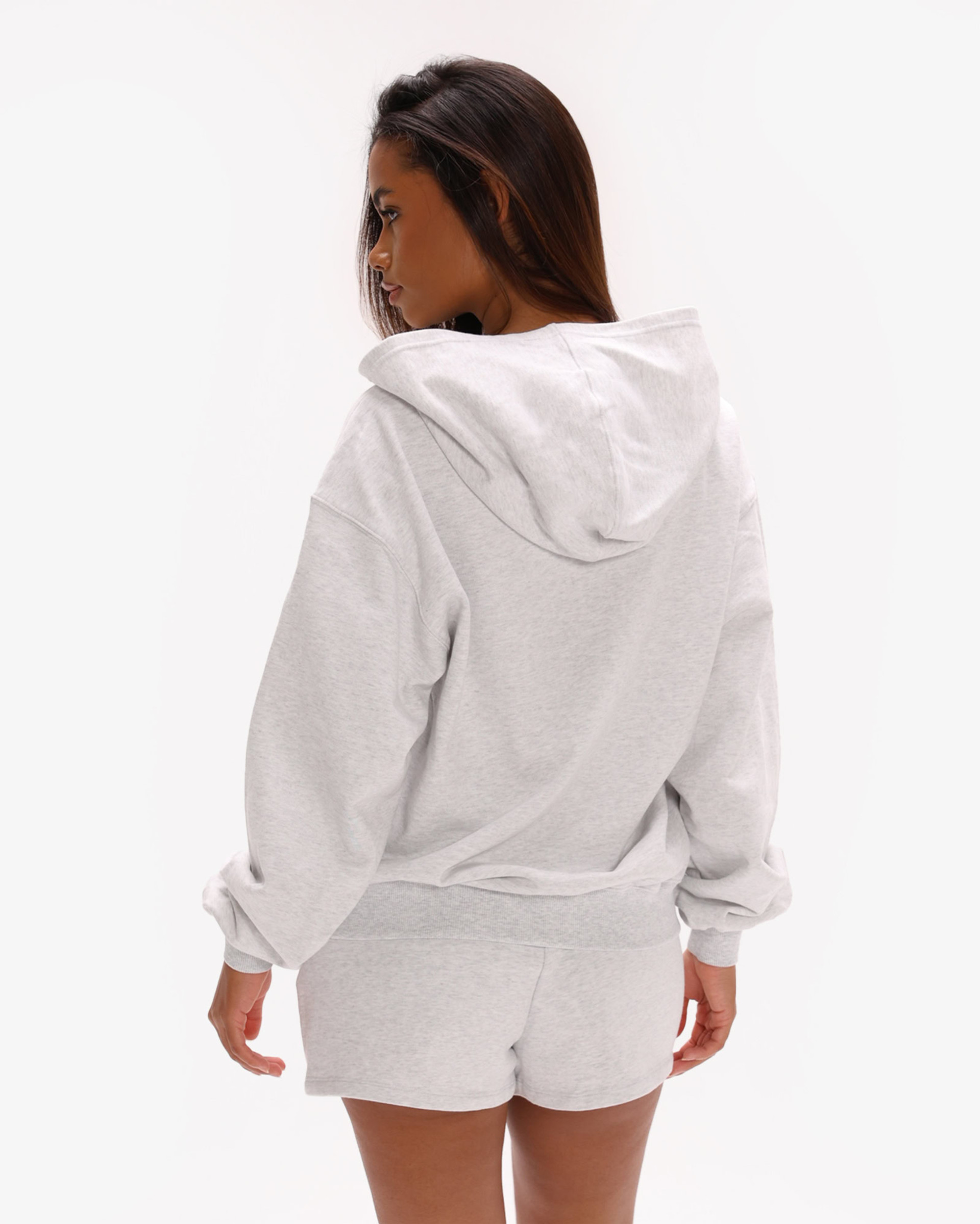 Off-Duty Zip Oversized Hoodie
