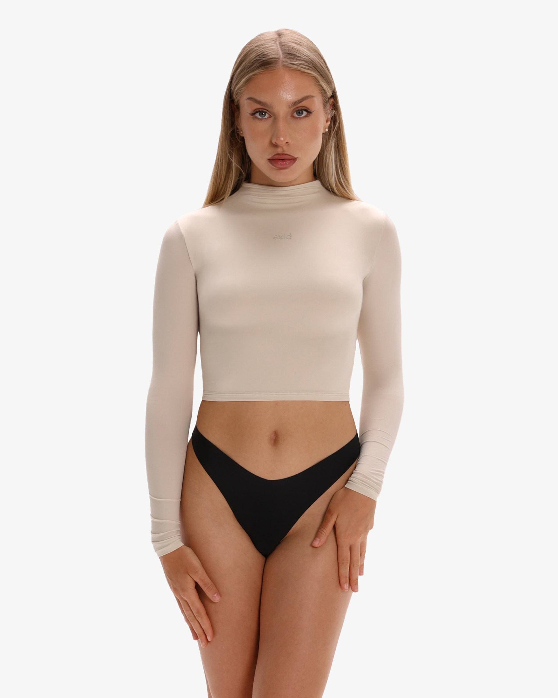 SecondSkin MockNeck Tee