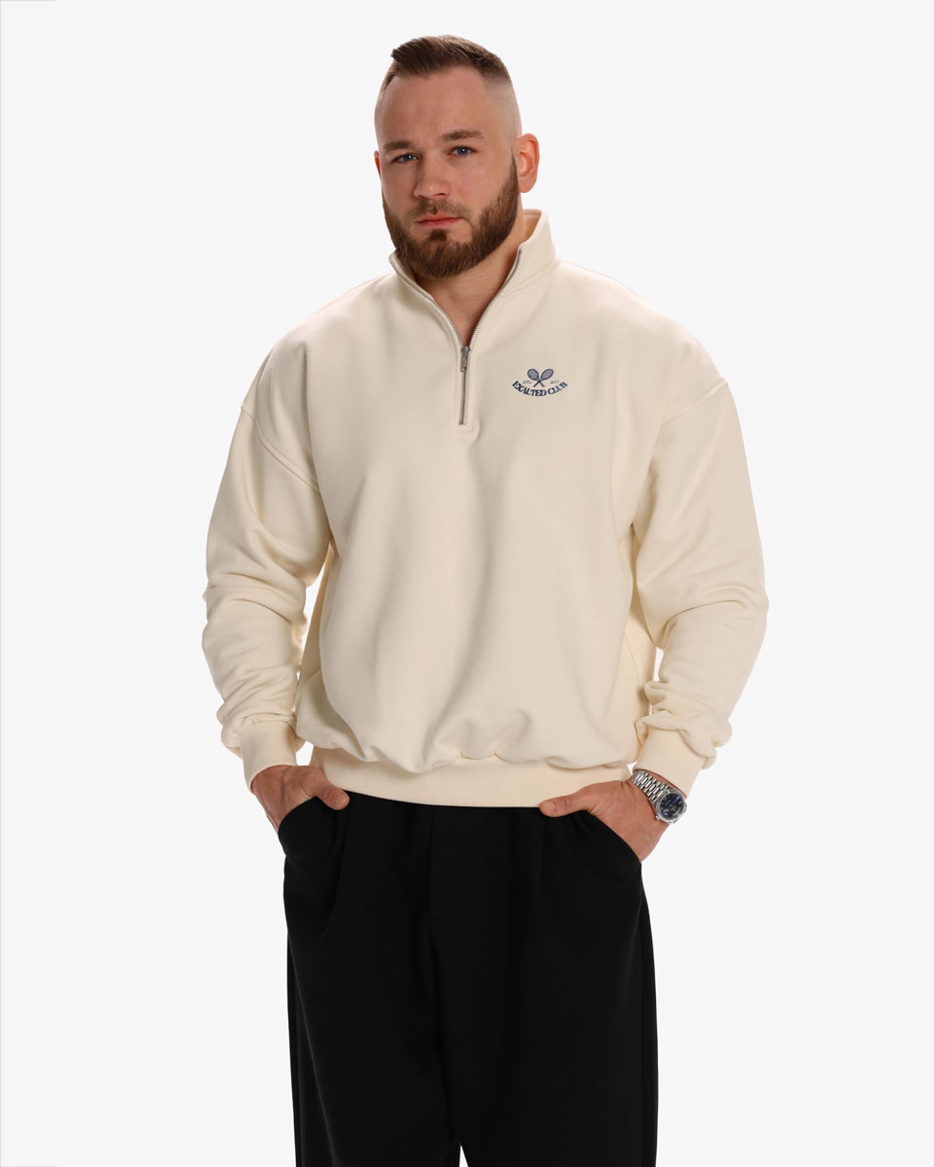 Exalted Club Half Zip Hoodie