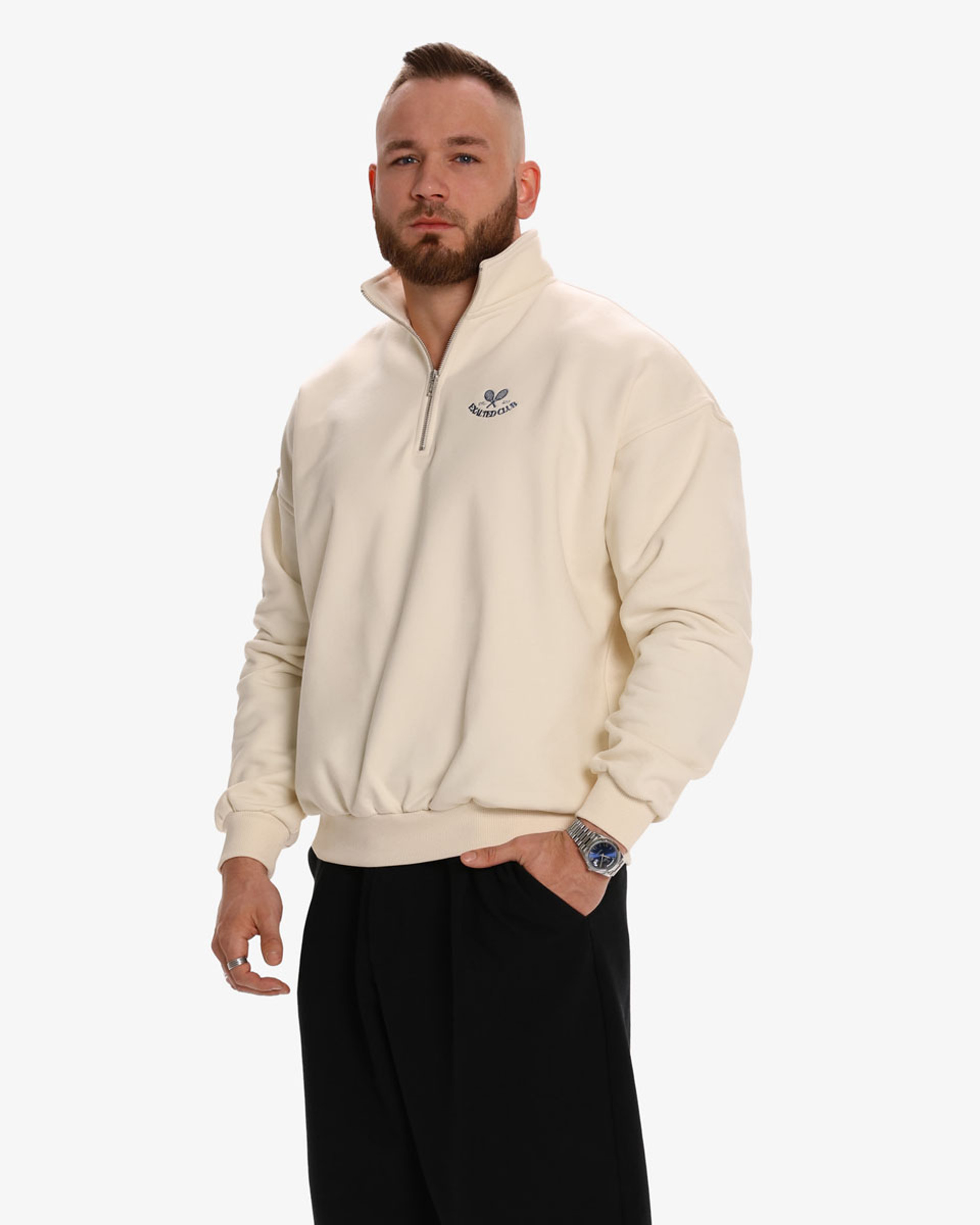 Exalted Club Half Zip Hoodie