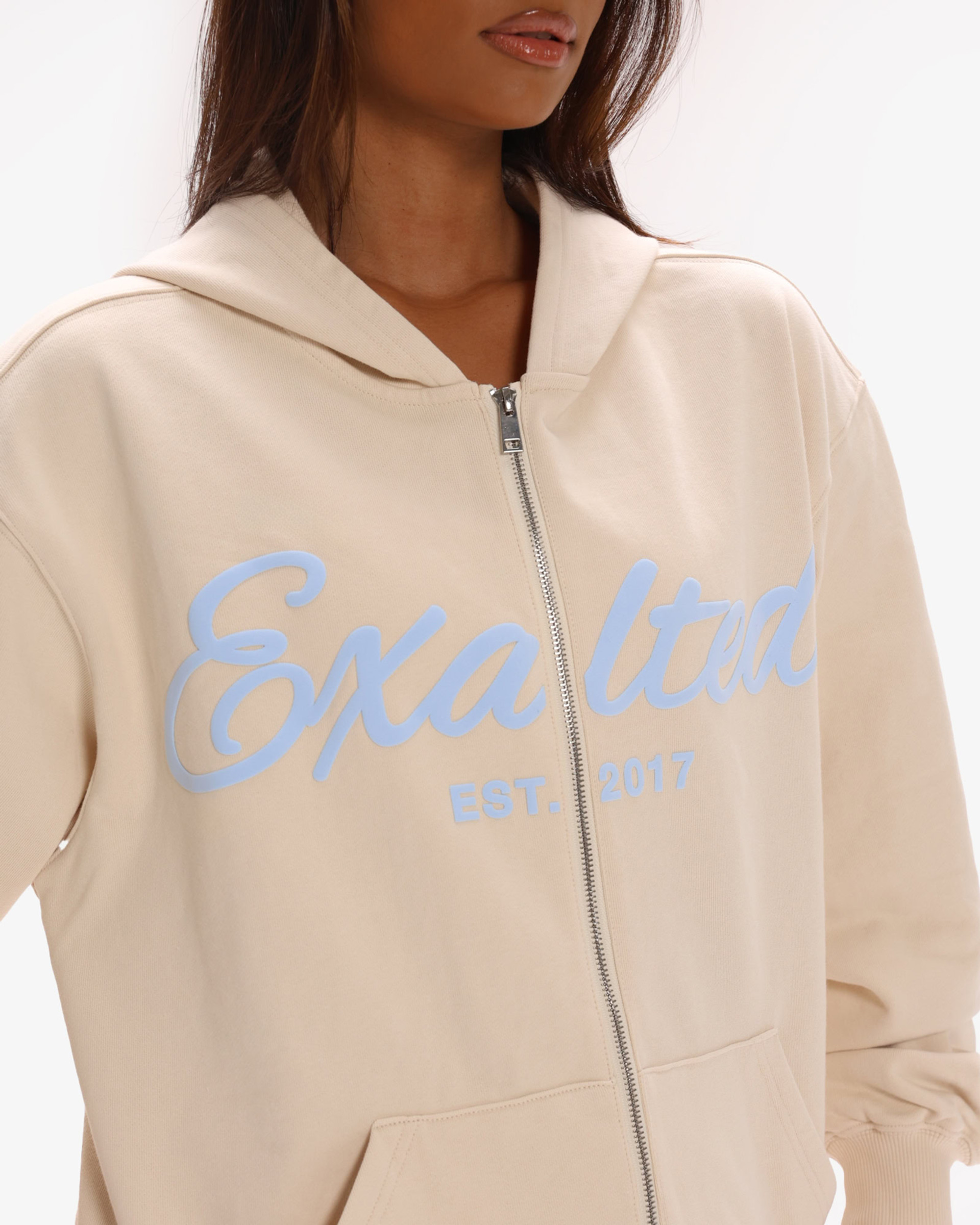 Off-Duty Zip Oversized Hoodie