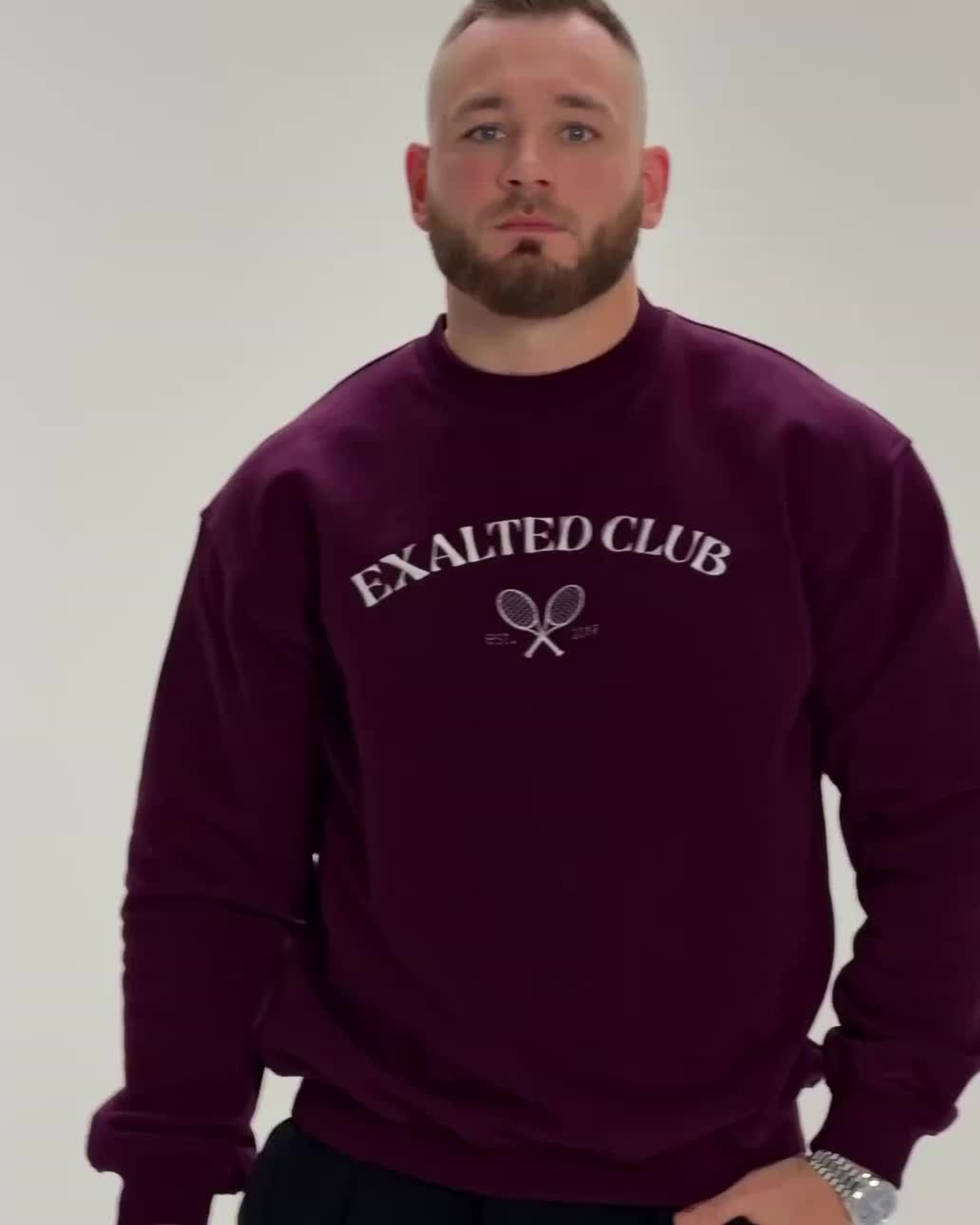 Exalted Club Crewneck Hoodie