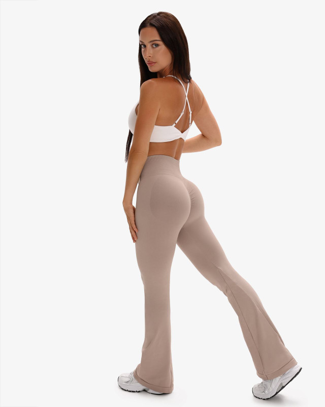 Flare Bezszwowe Legginsy