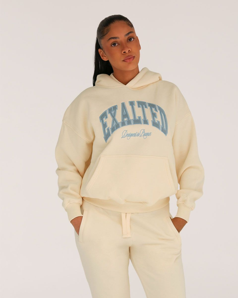 Comfy-Nest™ ICON Mikina – Oat Milk Blue | EXALTED