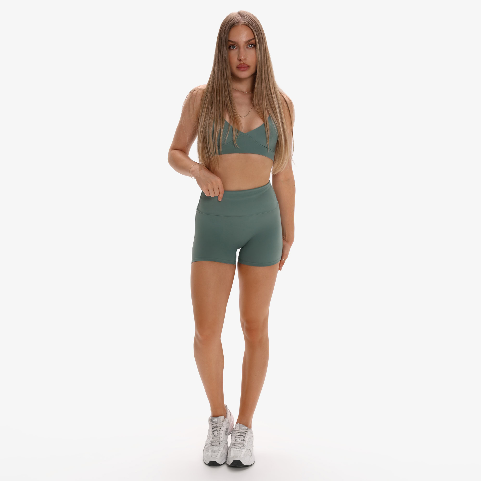 E-shop Exalted Soft Flow Shorts - mistygreen, L